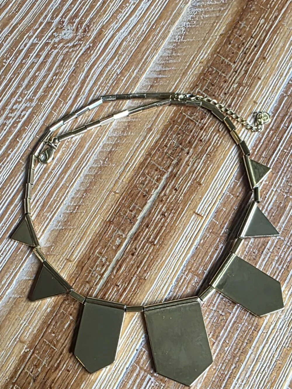 House of Harlow 1960 Teal Geometric Pendant Necklace